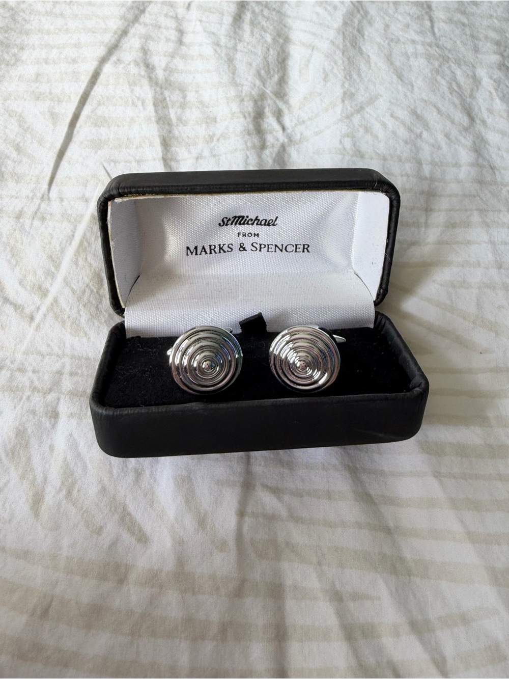 Marks & Spencer Silver Spiral Cufflinks - Men's Accessories